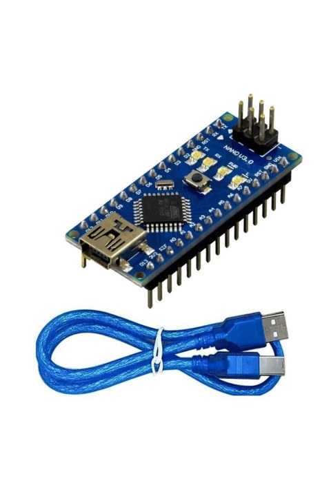 Arduino Nano Klon Usb Chip Ch340 + Usb Kablo
