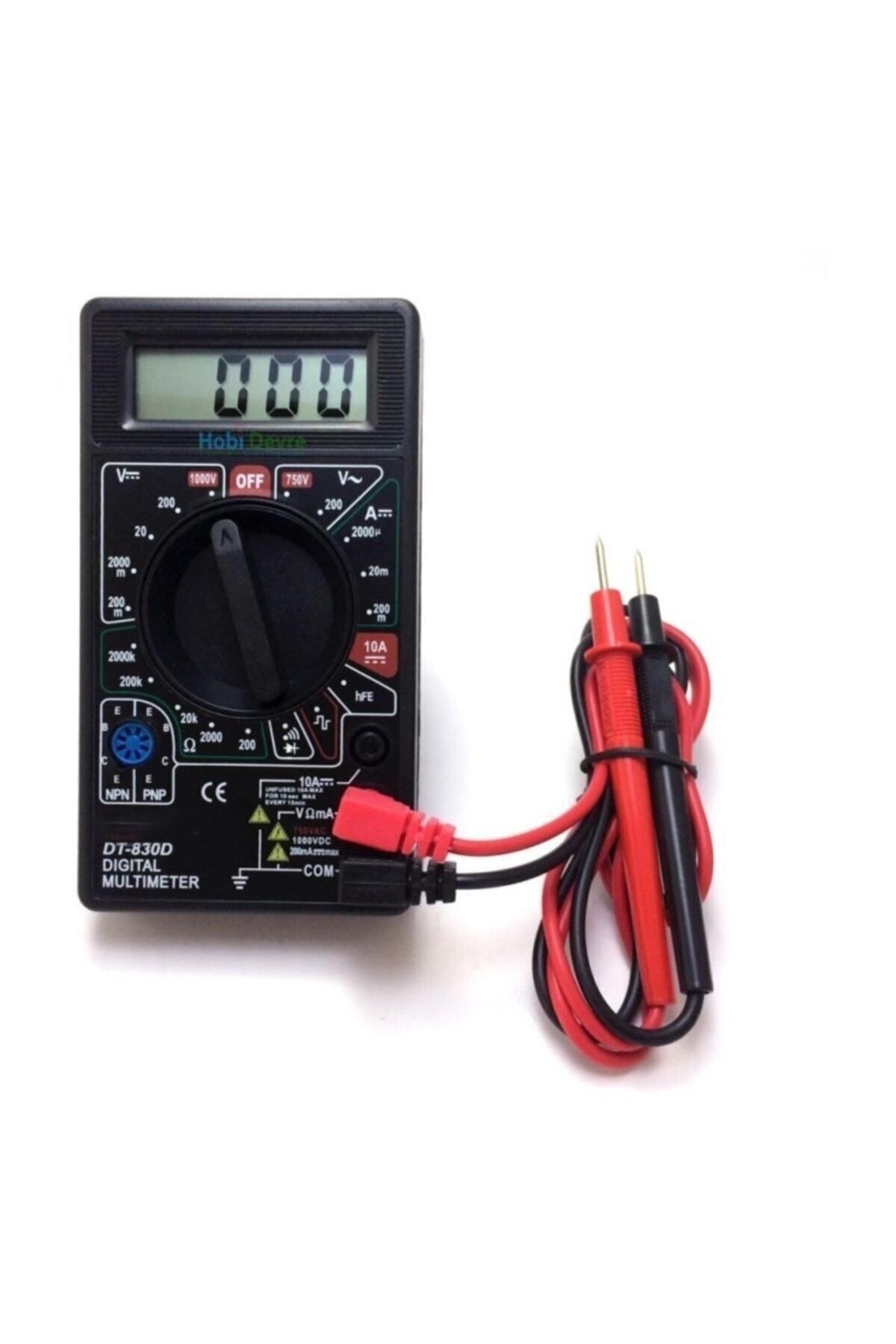 DT830D Dijital Multimetre &Ouml;l&ccedil;&uuml; Aleti