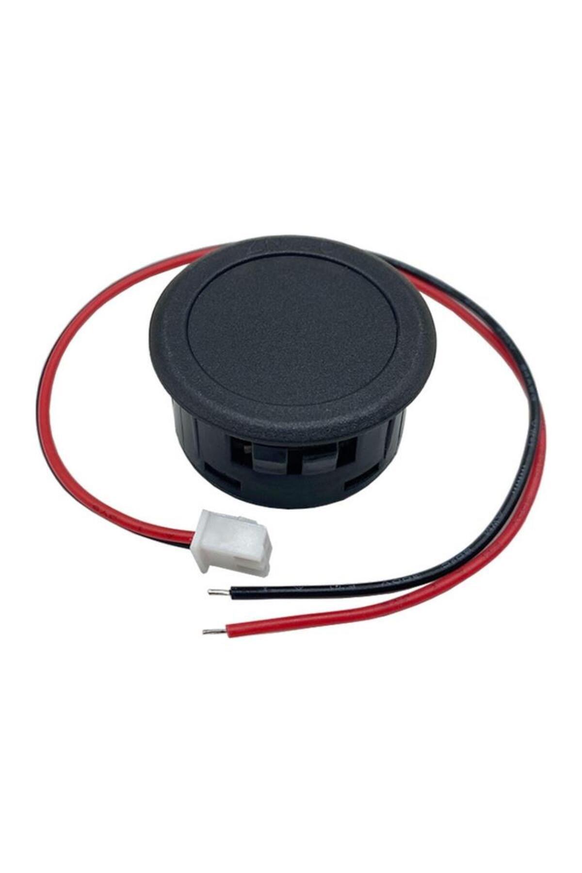 Yuvarlak DC Voltmetre 4&ndash;100 V Kırmızı Ekran