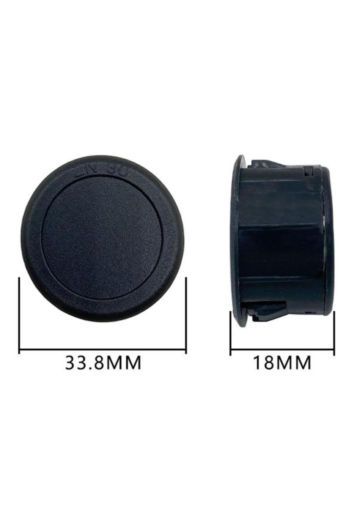 Yuvarlak DC Voltmetre 4&ndash;100 V Kırmızı Ekran