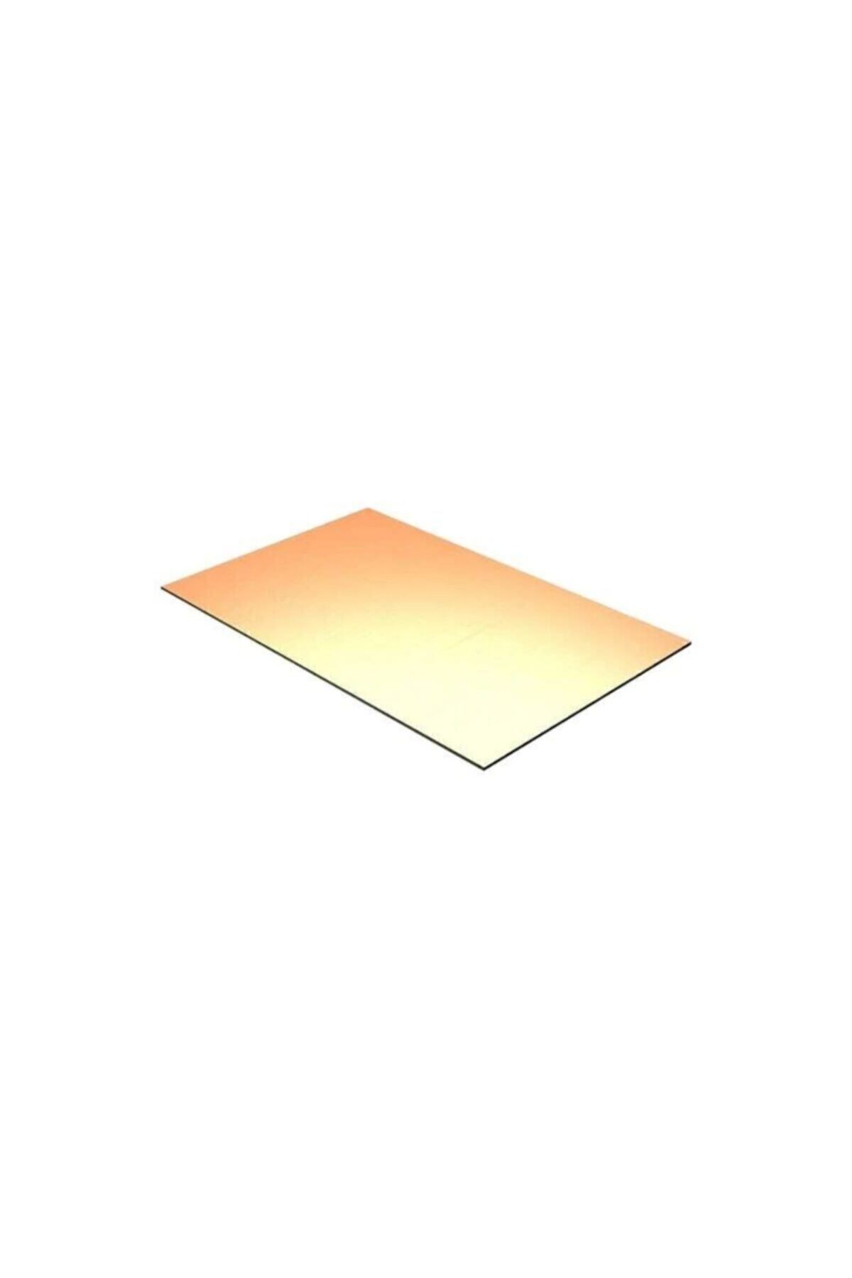 10x15 cm Tek Y&uuml;zl&uuml; Deliksiz Bakır PCB Plaket