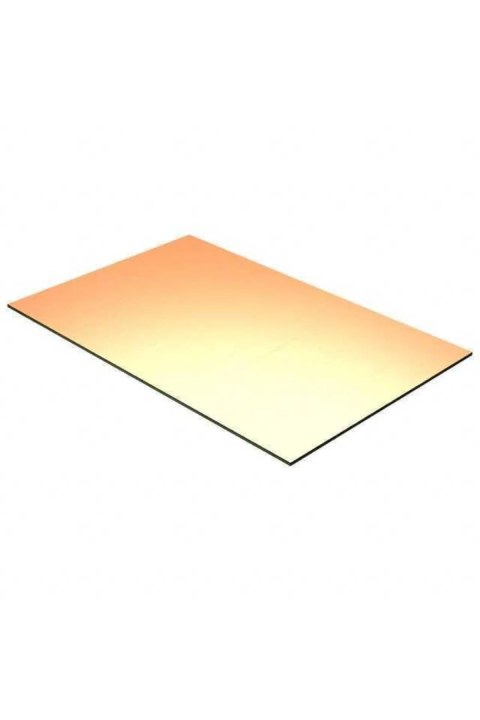 10x20 cm Tek Y&uuml;zl&uuml; Deliksiz Bakır PCB Plaket