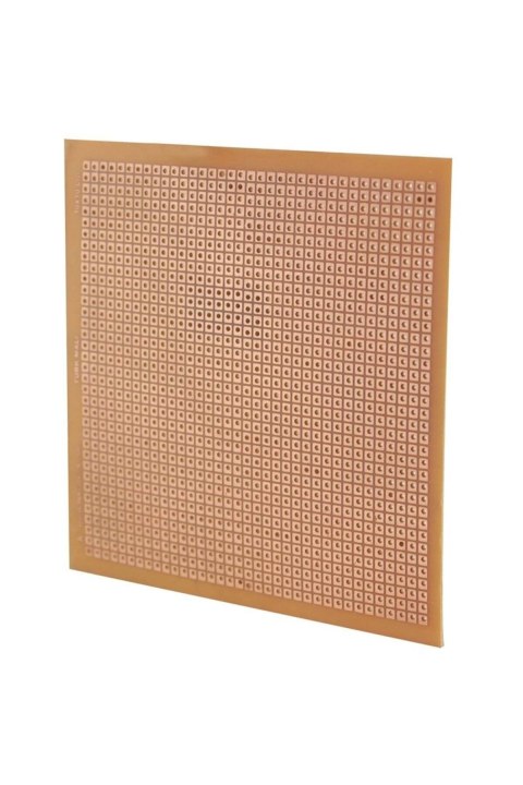 10x10 cm Tek Y&uuml;zl&uuml; Delikli Bakır Plaket
