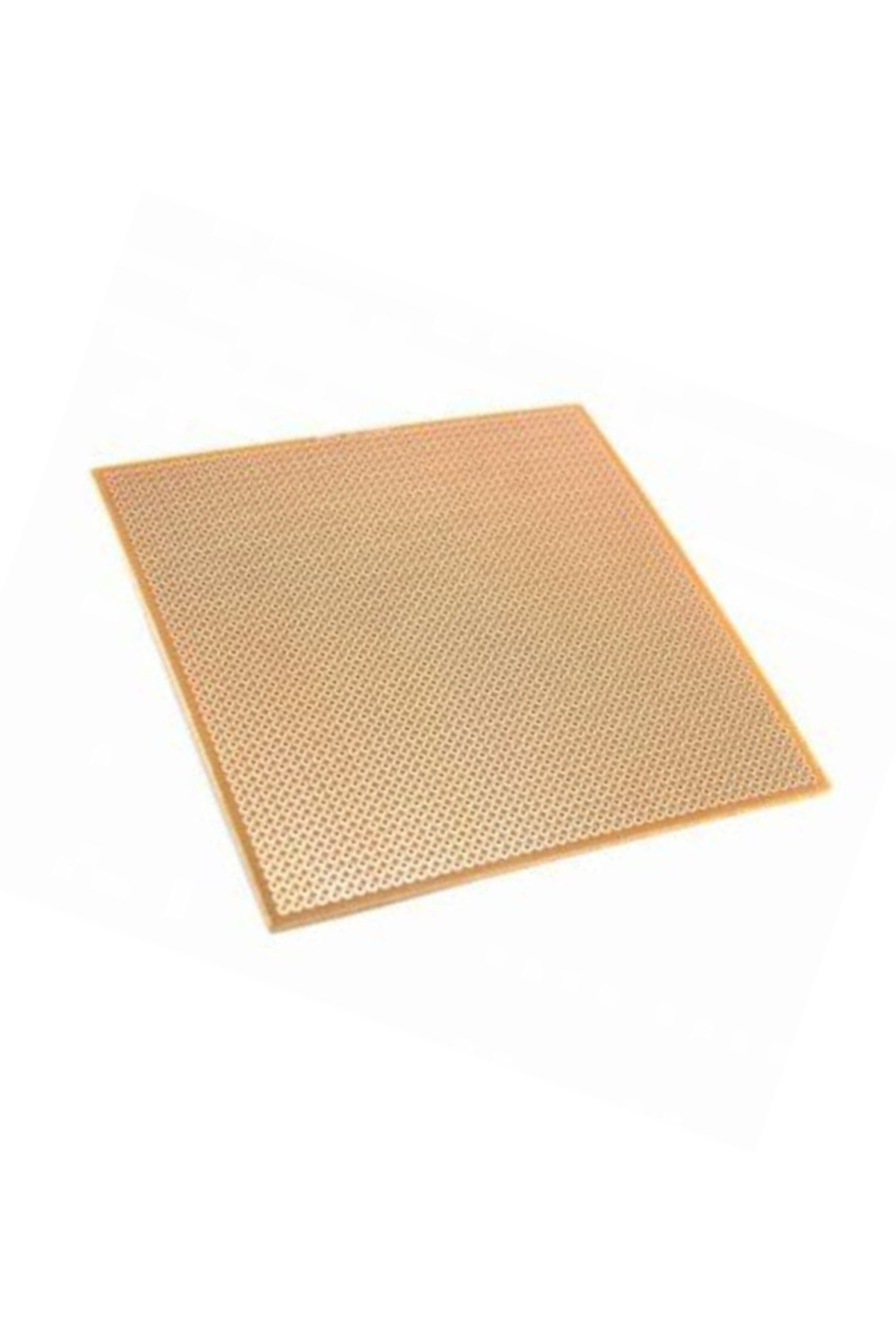 12x12 cm Tek Y&uuml;zl&uuml; Delikli Bakır Plaket