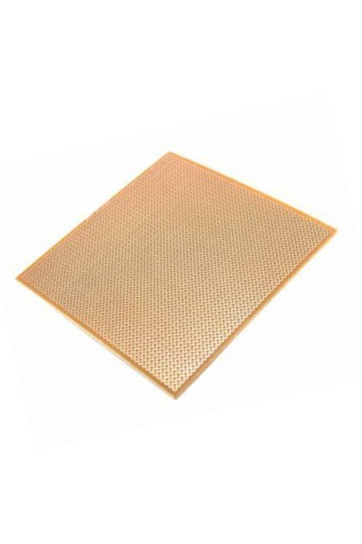 12x12 cm Tek Y&uuml;zl&uuml; Delikli Bakır Plaket