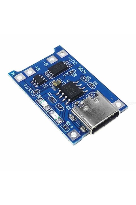Tp4056 3,7v Şarj Devresi - Korumalı Mod Type C