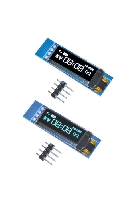 0.91 Inch Oled Ekran I2c 128&times;32 Ssd1306 &ndash; Ince Mini Display Mavi Arduino