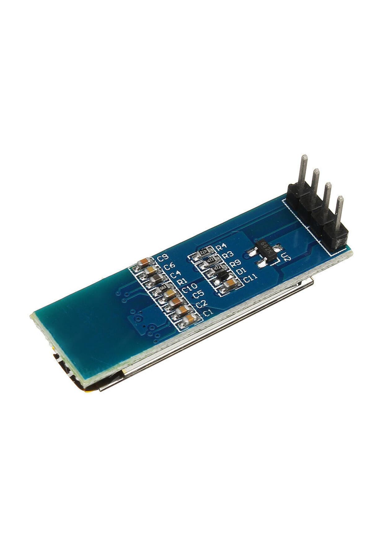 0.91 Inch Oled Ekran I2c 128&times;32 Ssd1306 &ndash; Ince Mini Display Mavi Arduino