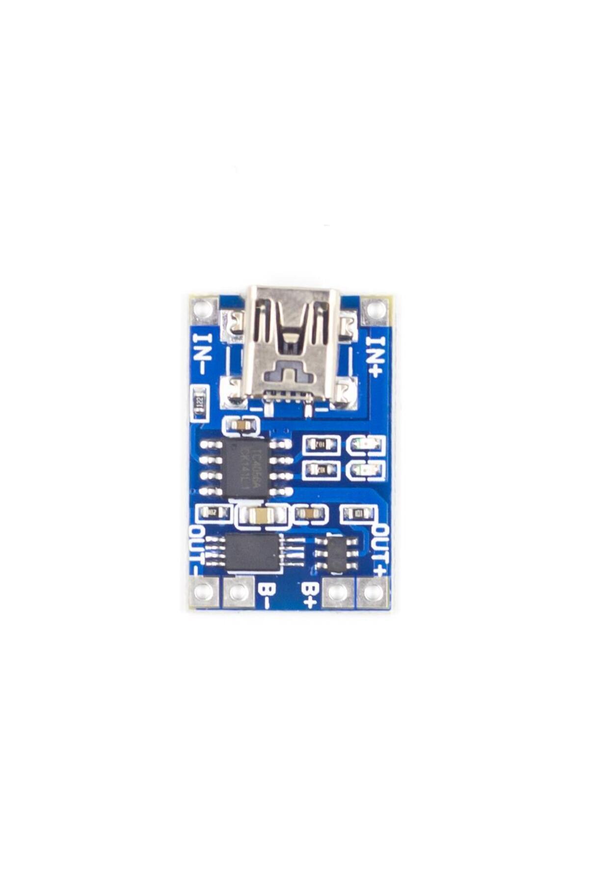 Tp4056 Akım Korumalı 1a Lipo Batarya Şarj Mod&uuml;l&uuml; (MİNİ USB)