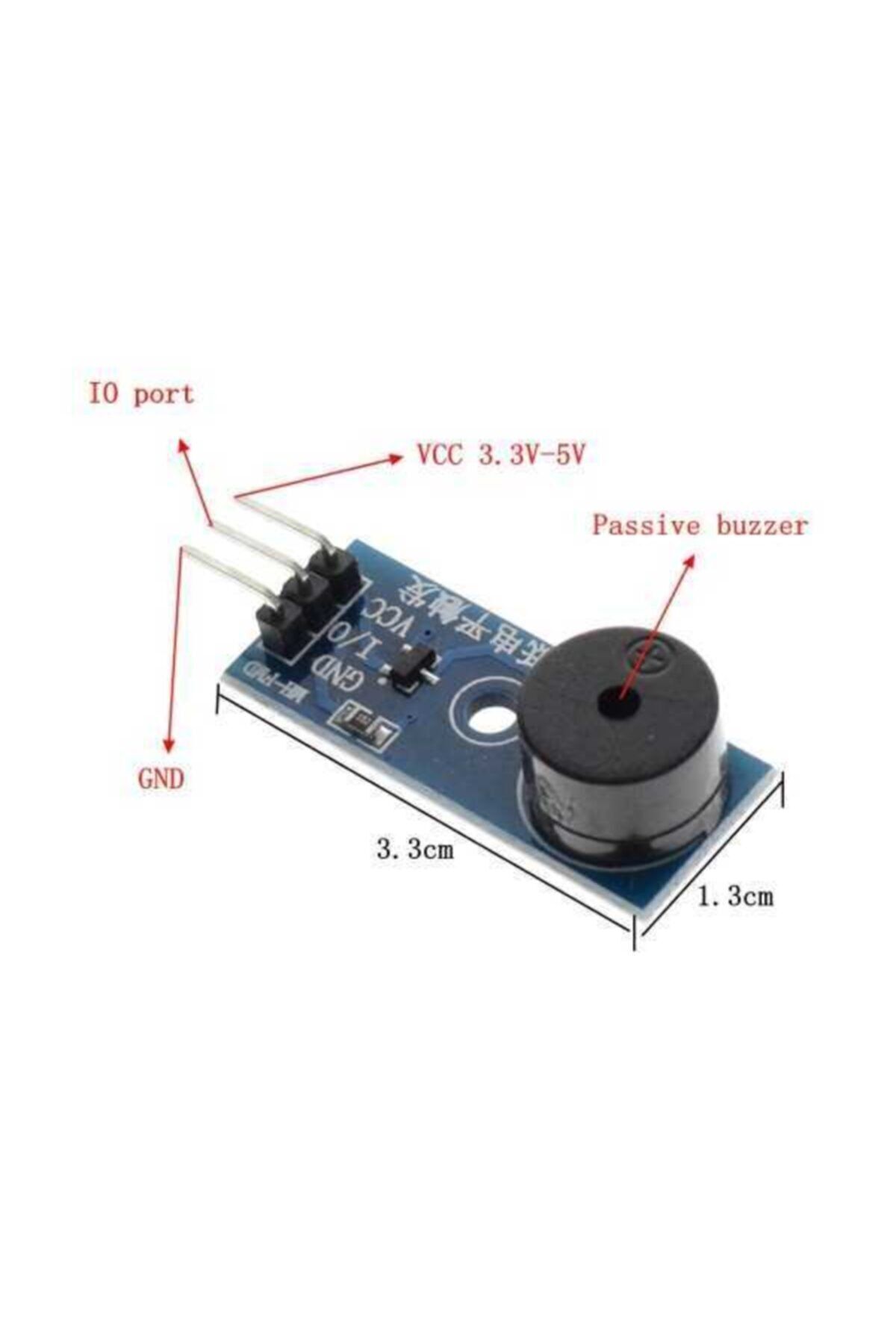 5v Buzzer Mod&uuml;l Arduino Alarm &ndash; Piezo Ses Uyarı Kartı