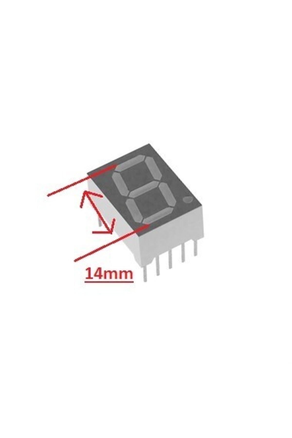4 Haneli 14 Mm 7 Segment Display Ortak Katot Kırmızı