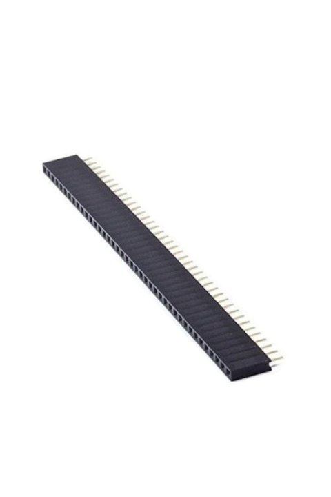 Header Dişi 1x40 Tek Sıra 180 Derece 2.54mm Standart Boy