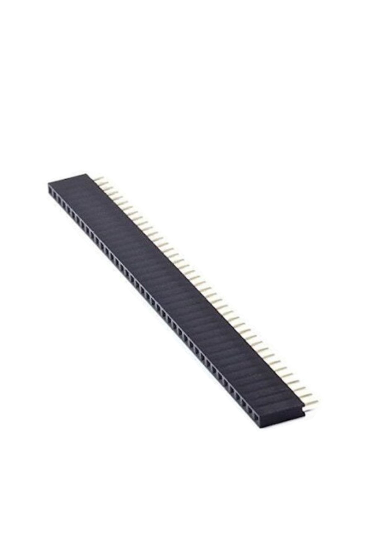Header Dişi 1x40 Tek Sıra 180 Derece 2.54mm Standart Boy