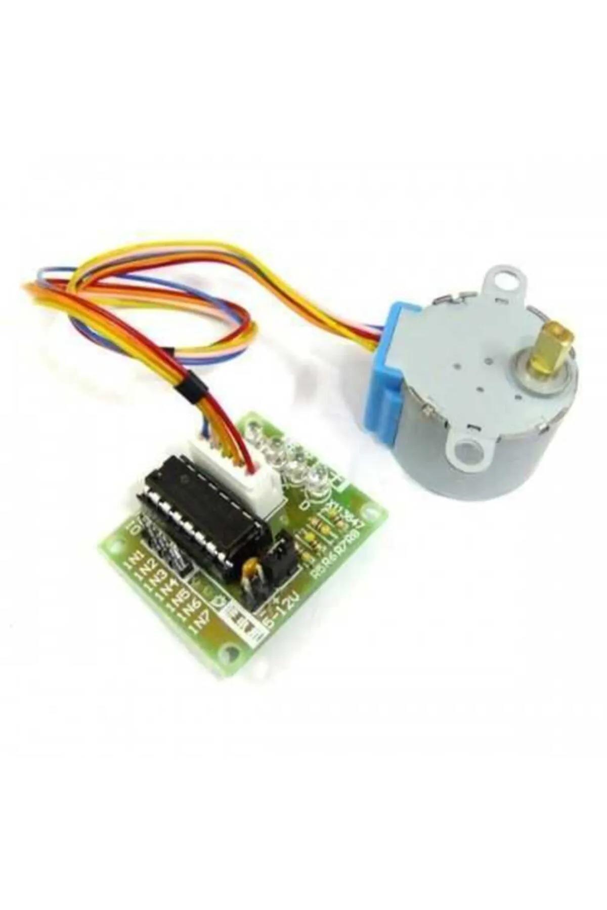 28 Byj-48 Red&uuml;kt&ouml;rl&uuml; Step Motor Ve Uln2003a Step Motor S&uuml;r&uuml;c&uuml; Kartı