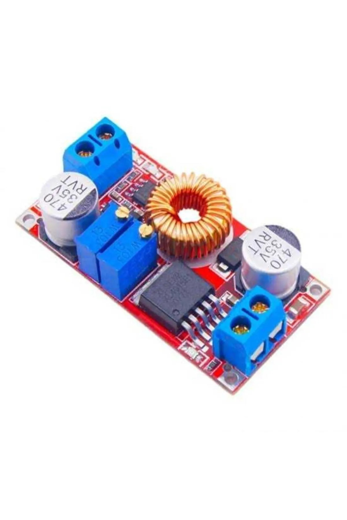 5a Xl4015 Dc-dc Step Down Ayarlanabilir G&uuml;&ccedil; Kaynağı Mod&uuml;l&uuml; Akım Ve Voltaj Ayarlı Kırmızı Mod&uuml;l