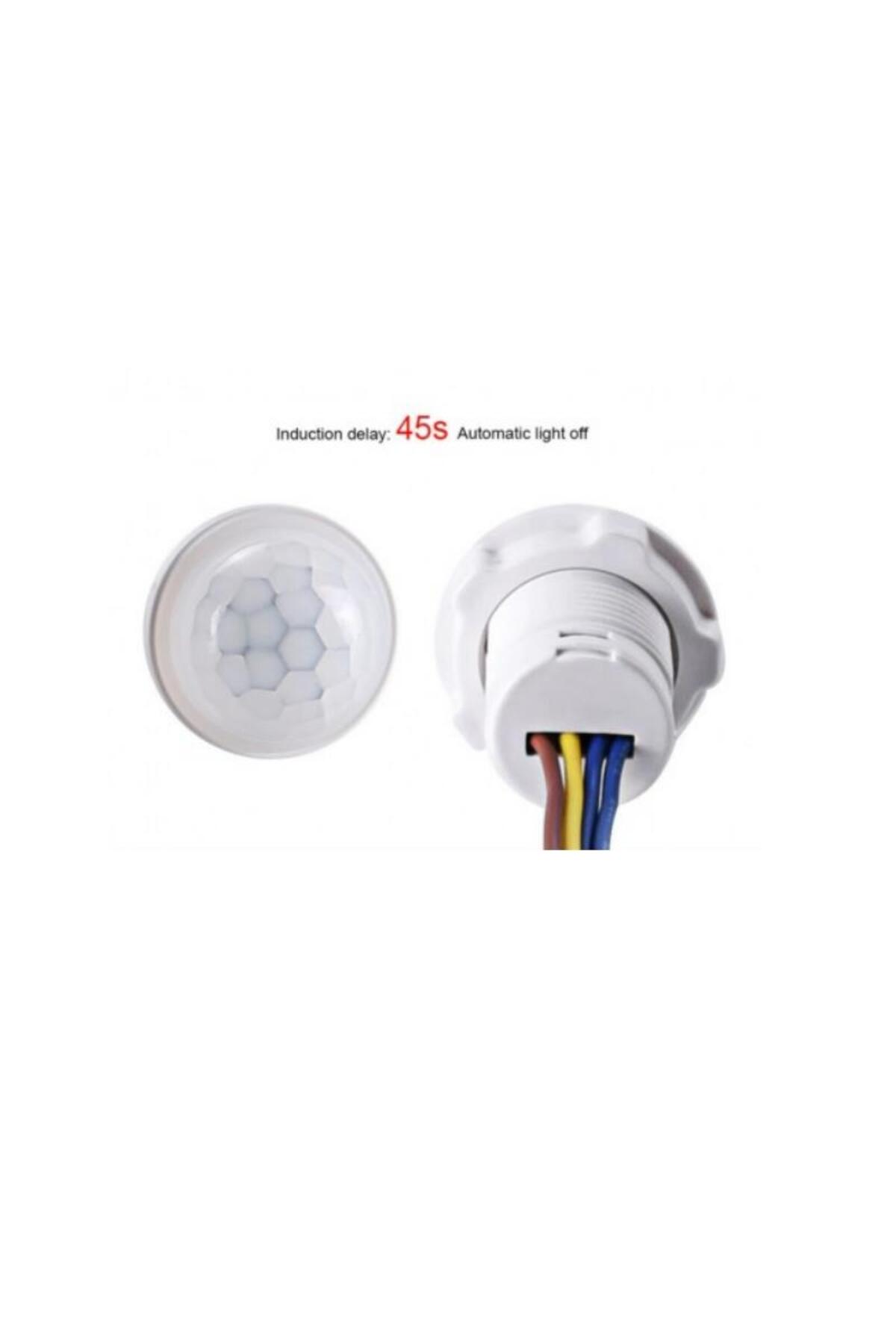 220V Hareket Pır Sens&ouml;r&uuml; - Otomatik Lamba Sens&ouml;r&uuml;
