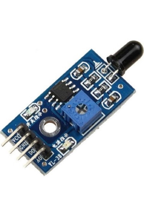 Ateş Alev Algılayıcı Sens&ouml;r Kartı Flame Sensor Mod&uuml;l &ndash; Alev Algılayıcı Ir