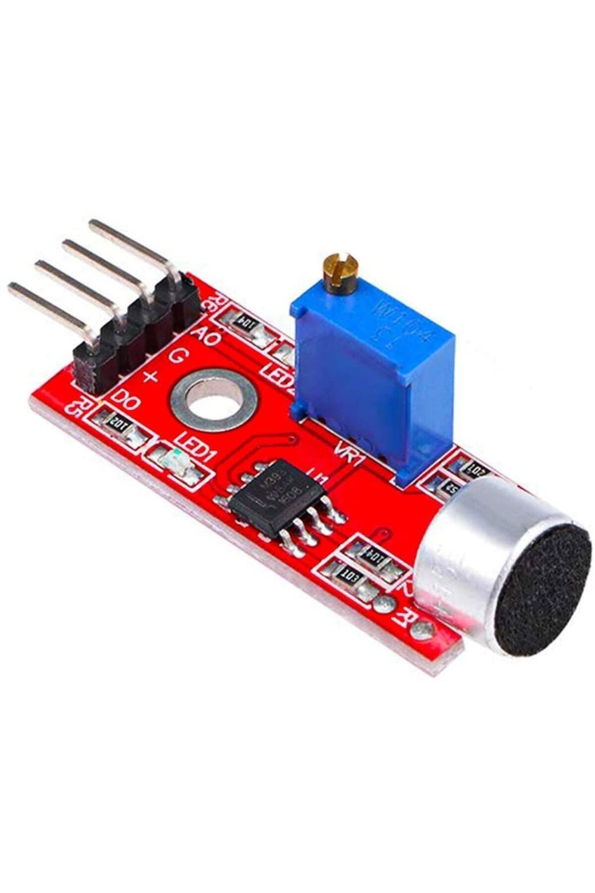 Ses Sens&ouml;r Mod&uuml;l&uuml; Mikrofon Analog Dijital &Ccedil;ıkış Arduino Ses Sens&ouml;r&uuml;