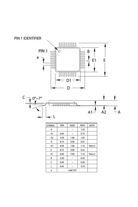 Atmega328p U-kr Smd 8-bit 20mhz Mikrodenetleyici Tqfp-32 Uno Da Olan Işlemci