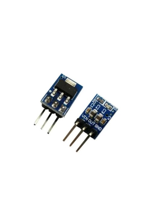 Ams1117 5 v Voltaj Reg&uuml;lat&ouml;r Kartı Step- Down G&uuml;&ccedil; Kaynağı Mod&uuml;l&uuml; Dikey