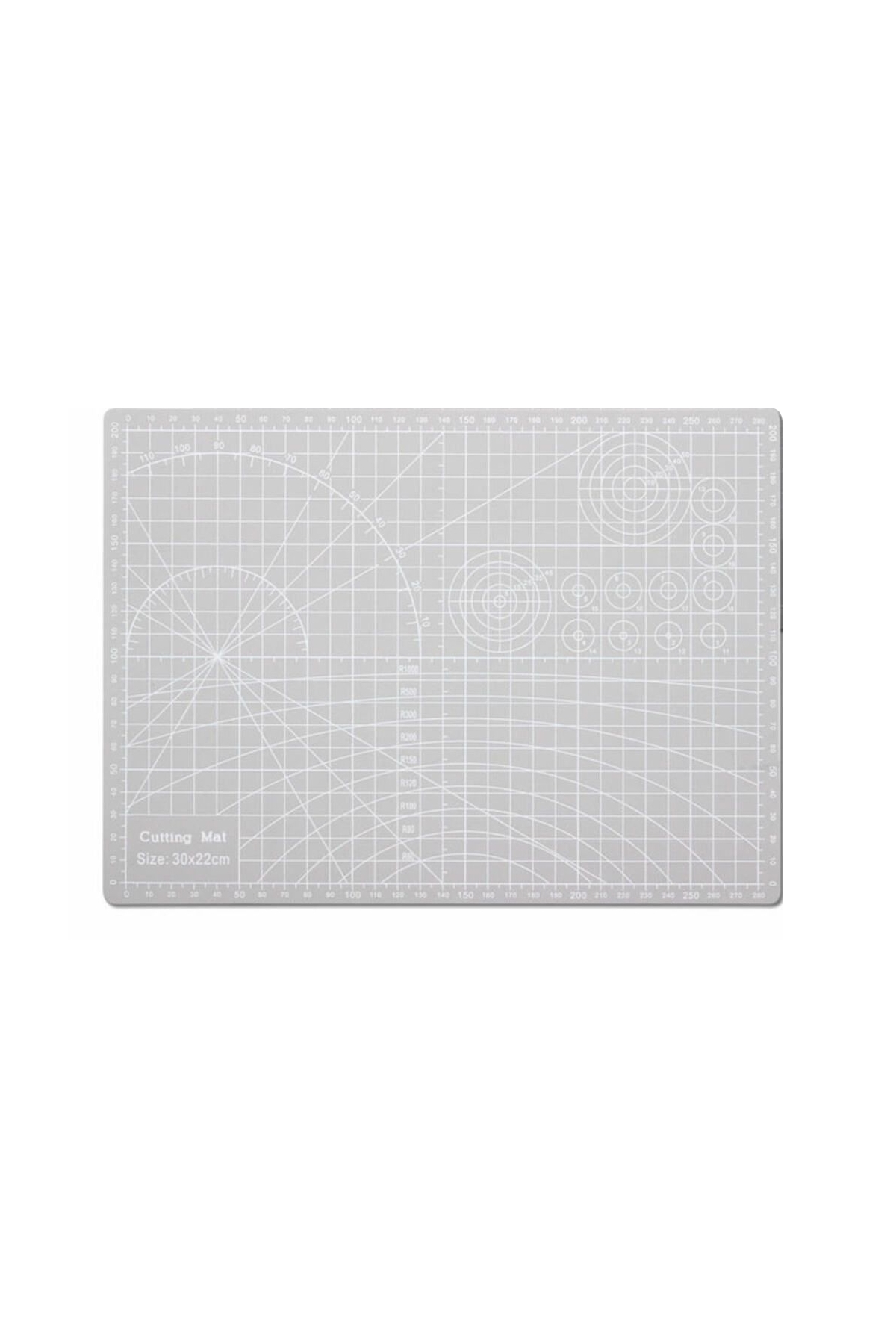 A4 Kesme Matı - Kesme Tablası - Kesim Altlığı - 21*30cm - Gri- Cutting Mat