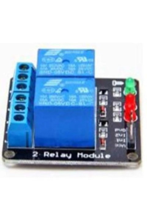 5V 2 Kanal R&ouml;le Mod&uuml;l&uuml; Arduino Kontrol Kartı