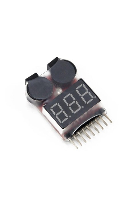 1S–8S LiPo Pil Test Cihazı ve Düşük Voltaj Alarmı