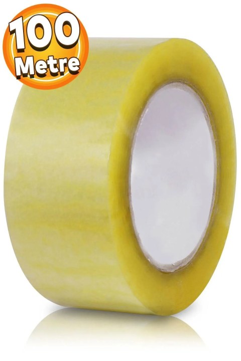 Şeffaf Koli Bandı 43 mm x 100 m Paketleme Bandı