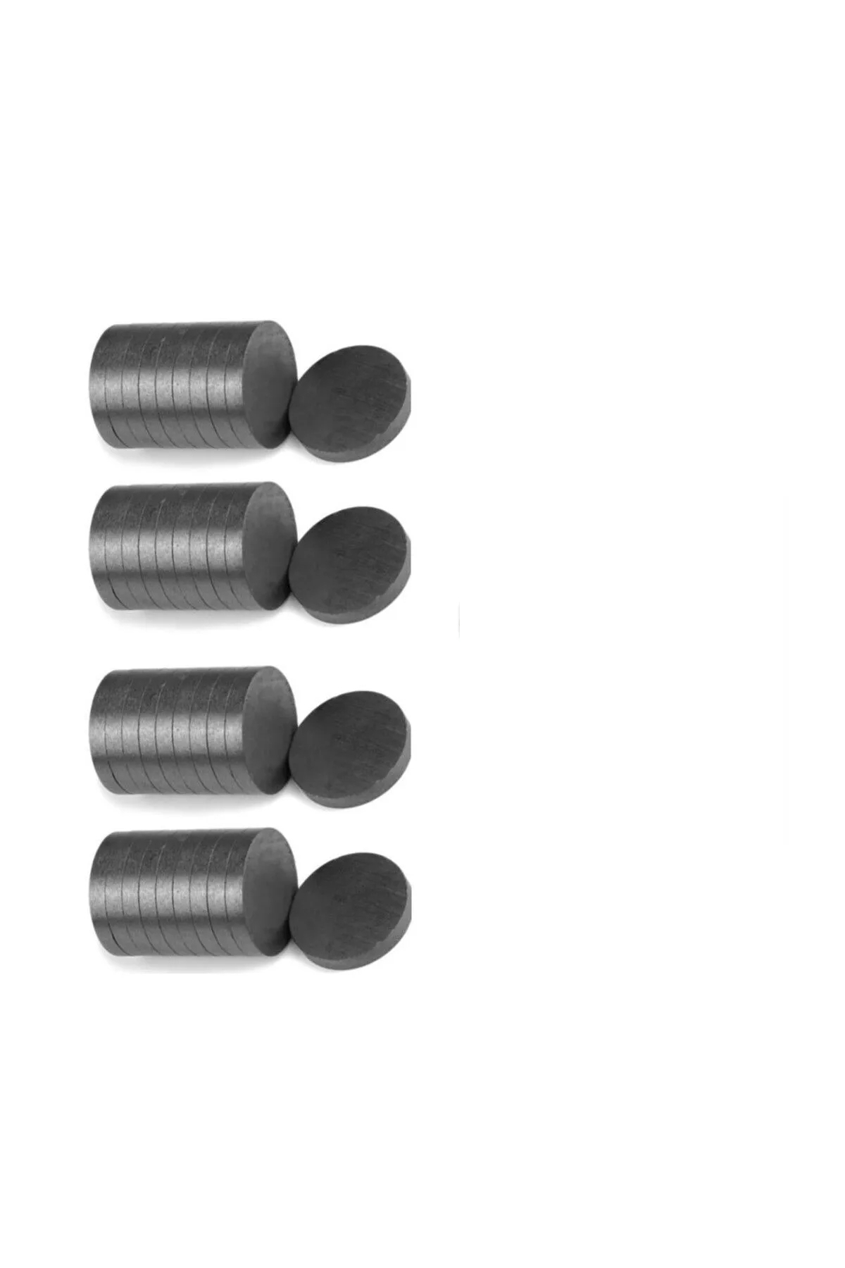 Ferrit Mıknatıs 15x3 mm Yuvarlak Disk