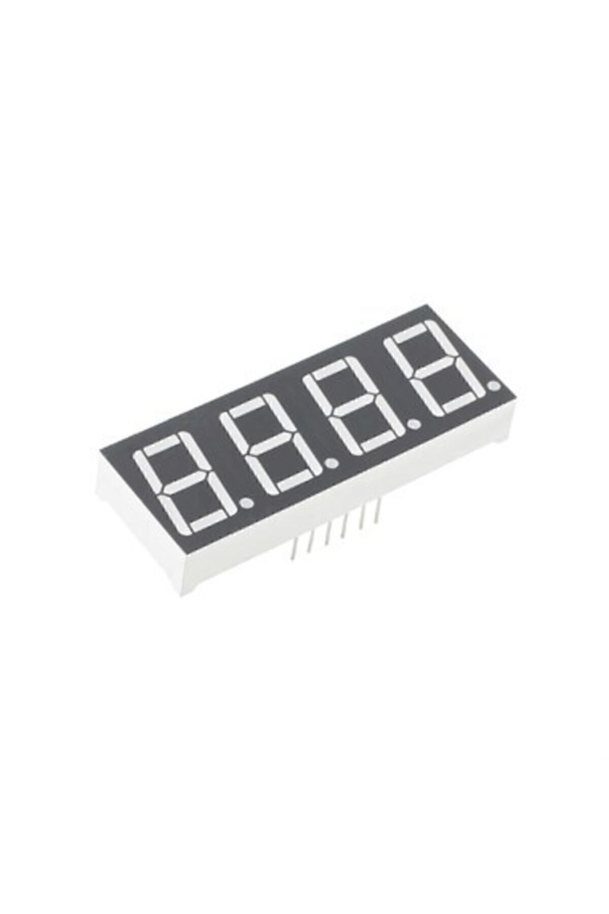 14 mm 4 Haneli Kırmızı 7 Segment Ortak Katot