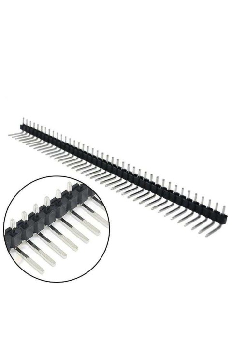 1x40 Erkek Header 2,54 mm 90 Derece