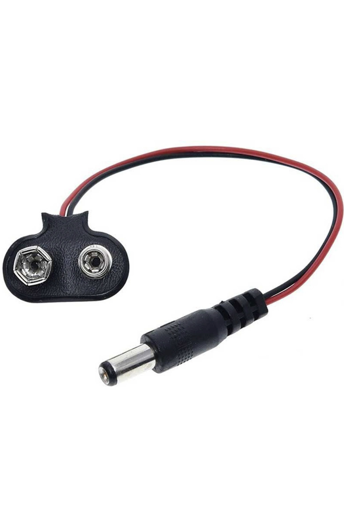 9 V Pil Başlığı DC Jaklı 5,5x2,1 mm