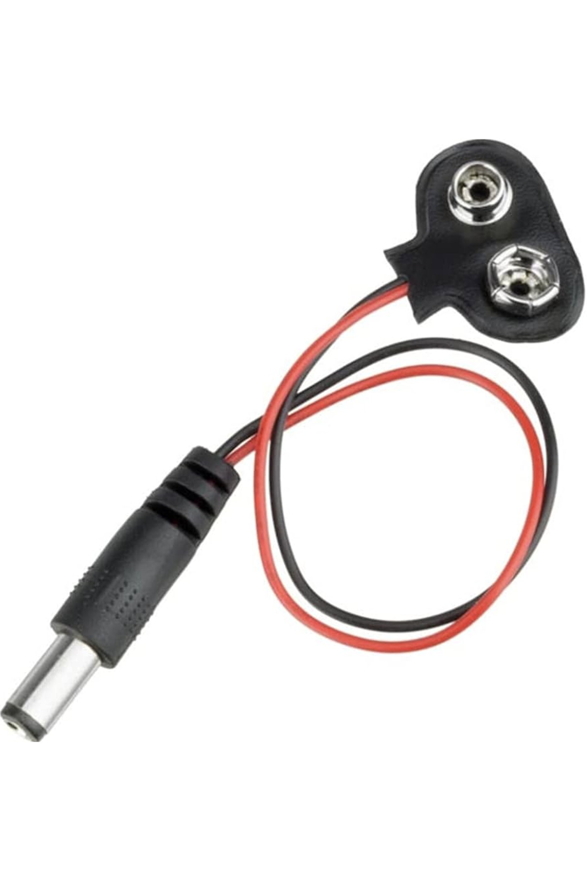 9 V Pil Başlığı DC Jaklı 5,5x2,1 mm